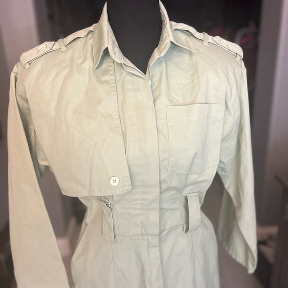 VINTAGE LERNER! Polyester Military Style Dress - Picture 4 of 6